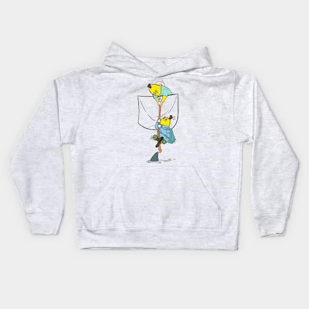 Funny Banana in Pocket Kids Hoodie by AliZaidzjzx